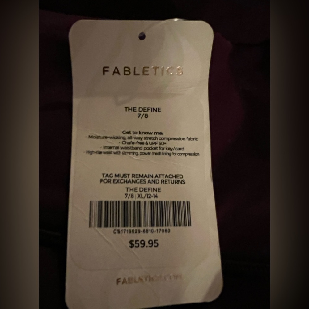 Fabletics The Define 7/8 Leggings - black